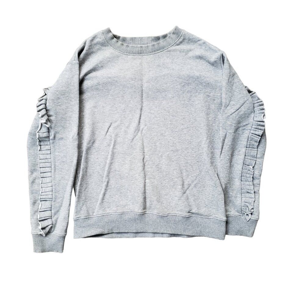 Saks Fifth Avenue Thick Sweatshirt Women's Small Gray